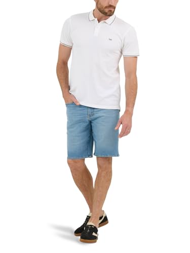 LEE شورت دينيم قصير للرجال من لي، حركة قصوى، خمسة جيوب، تيني، 42 - Image 2