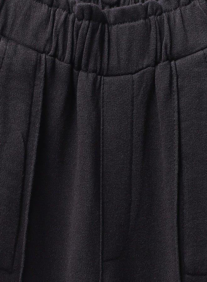 Biba سروال جوجر قطن أسود عرقي للفتيات من بيبا (المقاس_3) - Image 3