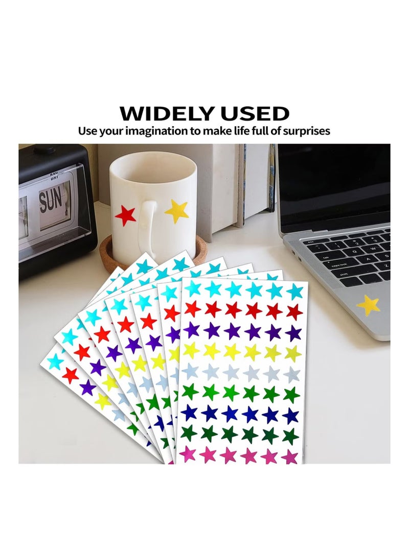 1080 PCS 20 Sheets Small Foil Star Star for Kids Reward و Home و School و DIY و Derication - Image 5