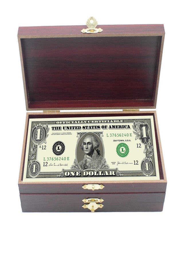 JINGHANGER 2 PCS Wooden Lockable Currency Tray, Metal Cash Box Single Row Currency Tray Money Organizer for Cash Money Storage Box with Lid Money Saving Organizer Cash Organizer Money Gift Box Organizer - Image 4