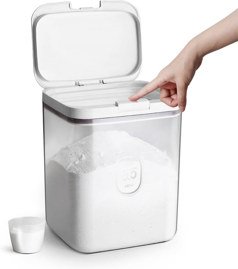 LivLab Large Airtight Flour Storage Container with Dispenser - Keep Flour Fresh and Dry - Kitchen Essential - Image 1