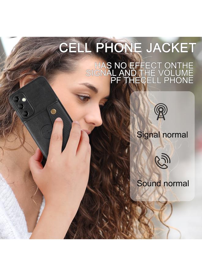 اس-توب جراب لهاتف Samsung Galaxy A05s 4G مزود بفتحات بطاقات مزدوجة ومشبك مغناطيسي - Image 4