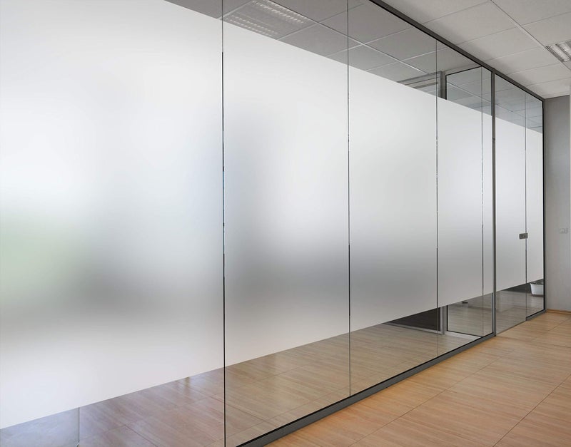 WallDesign peel and stick Frosted Privacy Window Glass Film (18 X 72, Frost) - Image 3