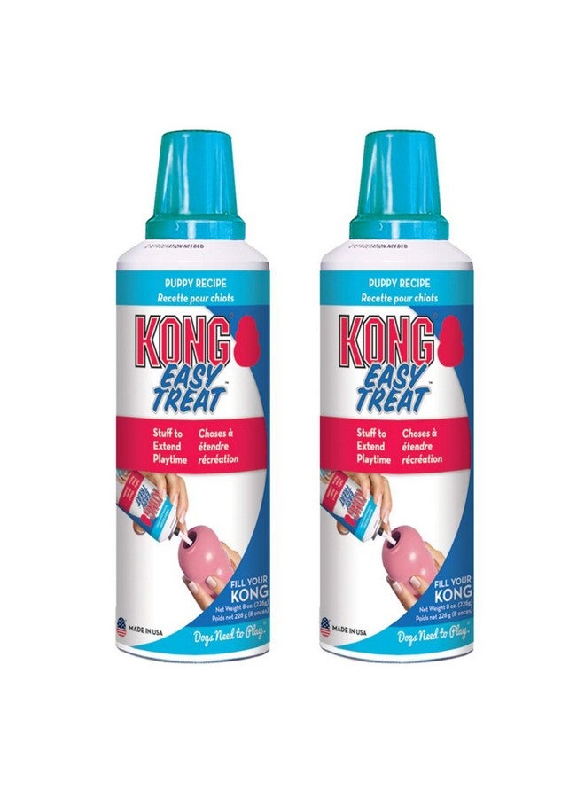 كونج - إيزي تريت - معجون مكافآت الكلاب - وصفة الجراء - 8 أونصة (أفضل ألعاب مطاطية مستعملة للجراء) - عبوة من قطعتين - Image 1