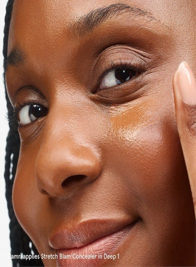 Glossier Stretch Balm Concealer - Dewy Buildable Coverage , Deep 1 - golden base tone 4.8g - Image 3