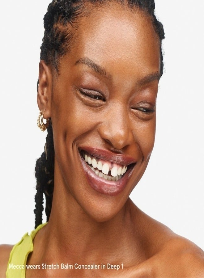 Glossier Stretch Balm Concealer - Dewy Buildable Coverage , Deep 1 - golden base tone 4.8g - Image 5