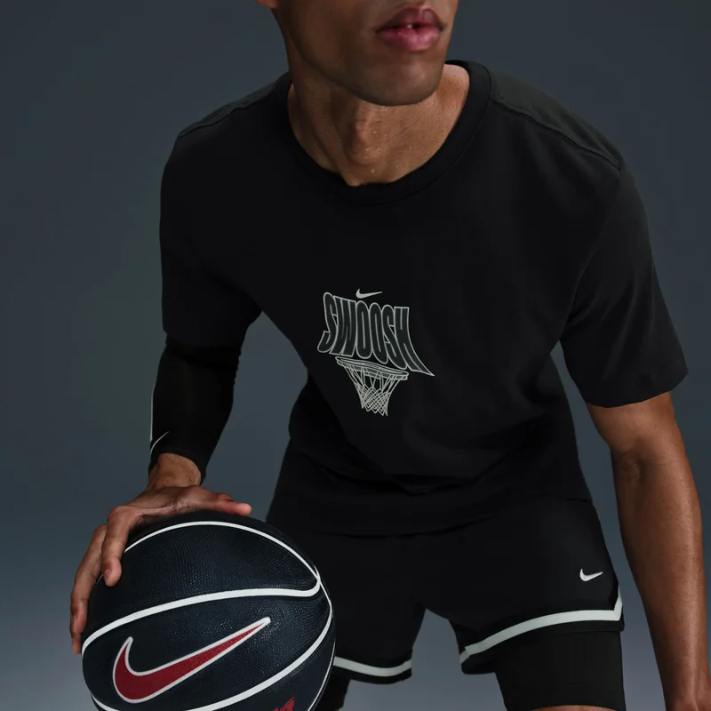 Nike Black Men's Dri-FIT Basketball T-Shirt for Men | Best Price UAE