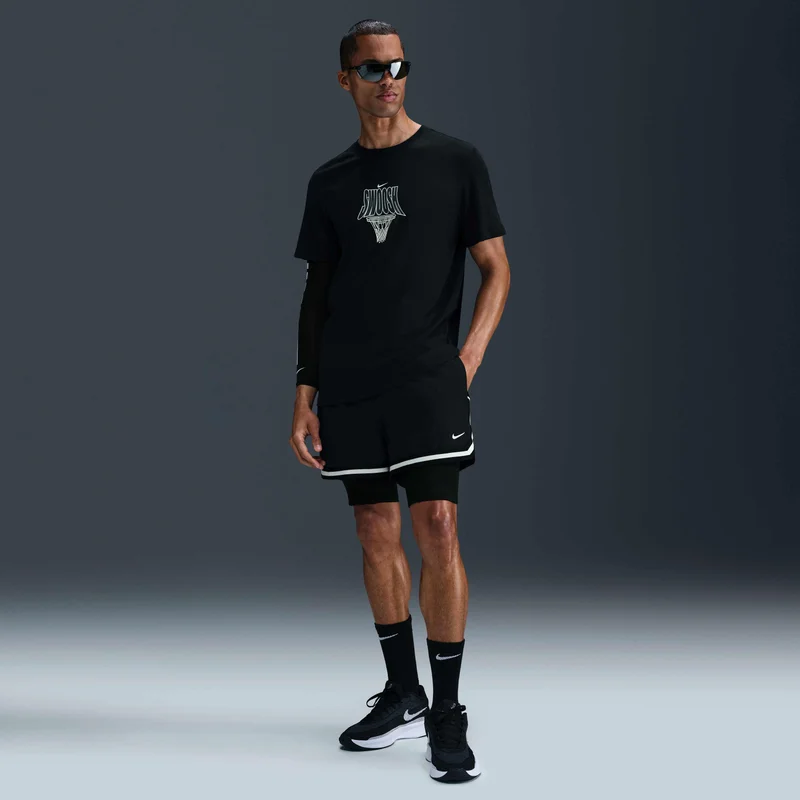 Nike Black Men's Dri-FIT Basketball T-Shirt for Men | Best Price UAE