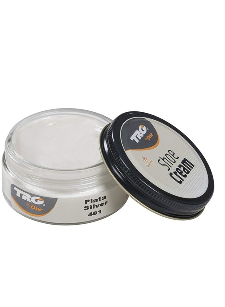 TRG Metallic Shoe Cream # 401 Silver 50ml - Image 1