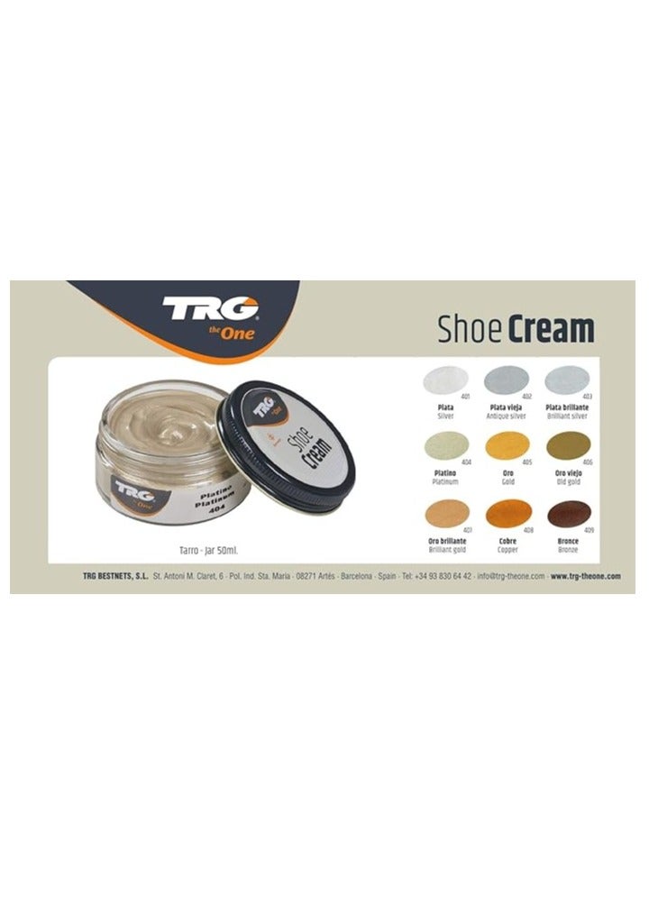 TRG Metallic Shoe Cream # 401 Silver 50ml - Image 3