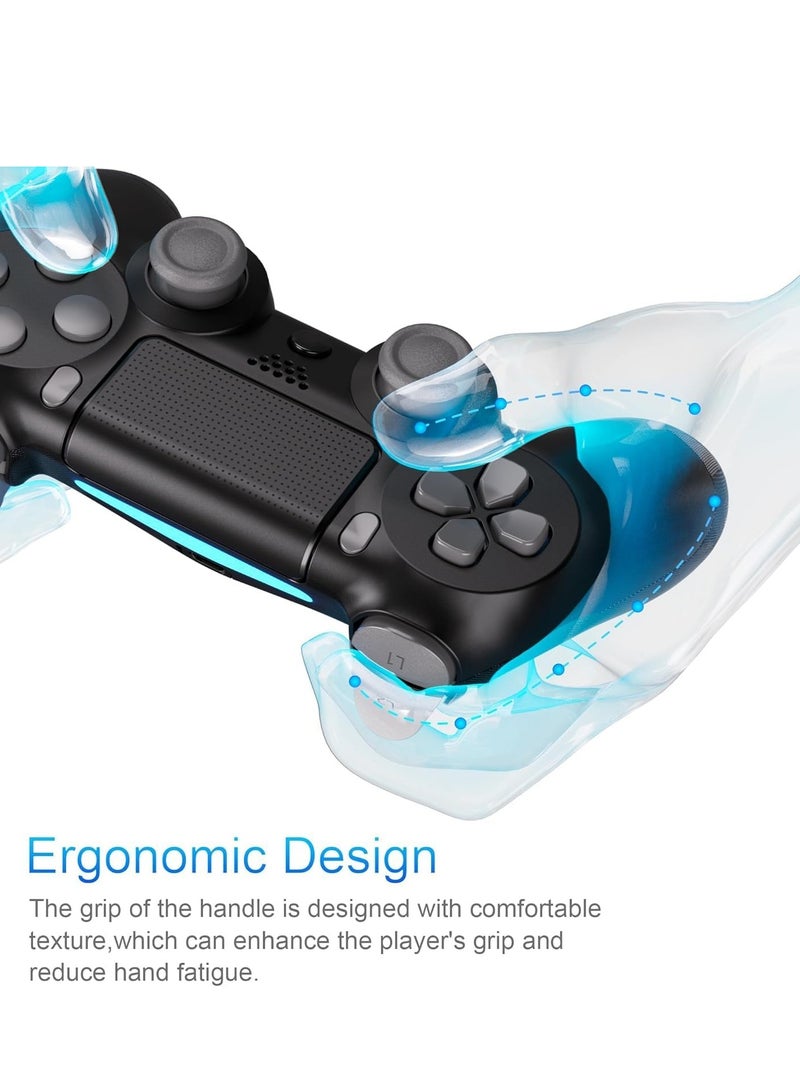 Doubleshock وحدة تحكم لاسلكية DOUBLESHOCK 4 مع شحن مزدوج، لمستخدمي PS4™، متوافقة مع PS TV وPS Now، لون أسود - Image 4