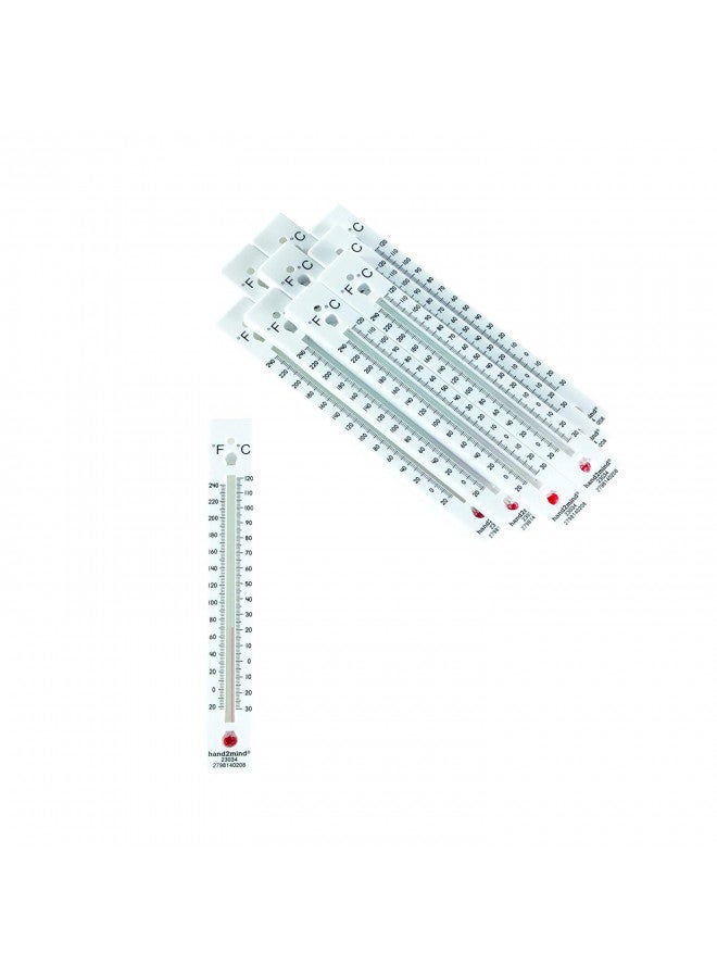 hand2mind hand2mind High-Range, Dual-Scale, Mercury-Free, Safety Thermometers for Indoor Science Use (Pack of 10) - Image 1