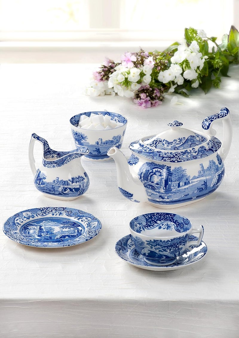 Spode Blue Italian Medium Oval Platter  14 Inch Serving Platter for Dessert Appetizers and Snacks  Made from Fine Porcelain  Microwave and Dishwasher Safe - Image 3