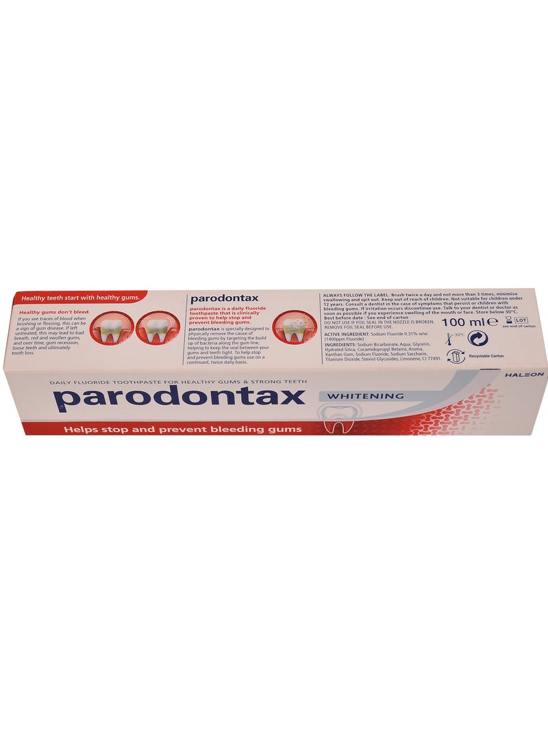 Parodontax Whitening Toothpaste - 100 Ml - Image 3