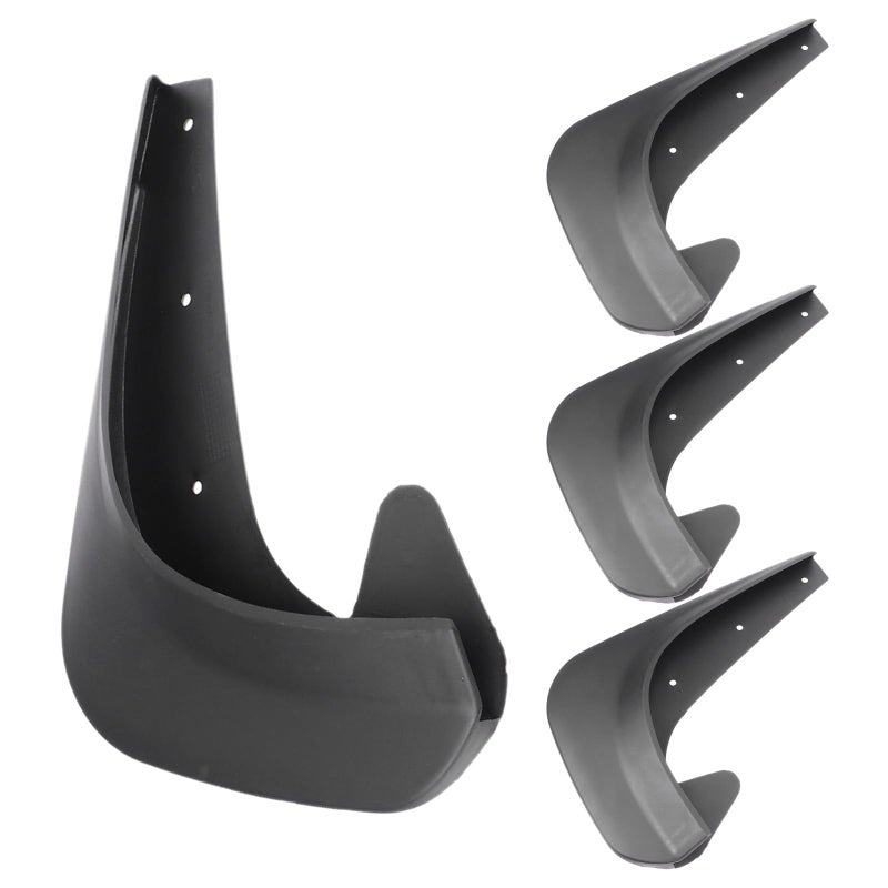 Universal 4Pcs Small Size Mud Flaps Set Plastic Splash Guard For Car Truck - Image 2