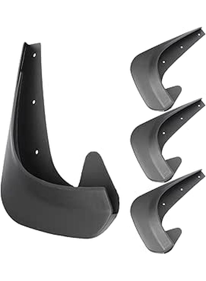 Universal 4Pcs Small Size Mud Flaps Set Plastic Splash Guard For Car Truck - Image 1