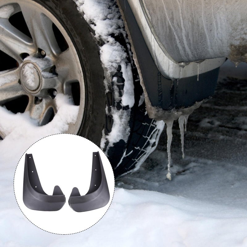 Universal 4Pcs Small Size Mud Flaps Set Plastic Splash Guard For Car Truck - Image 5