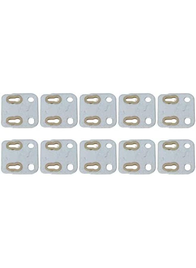 10Pcs Iron Plastic Valve Push Rod Guide Plate For 154F Engine Durable Replacement Parts - Image 1