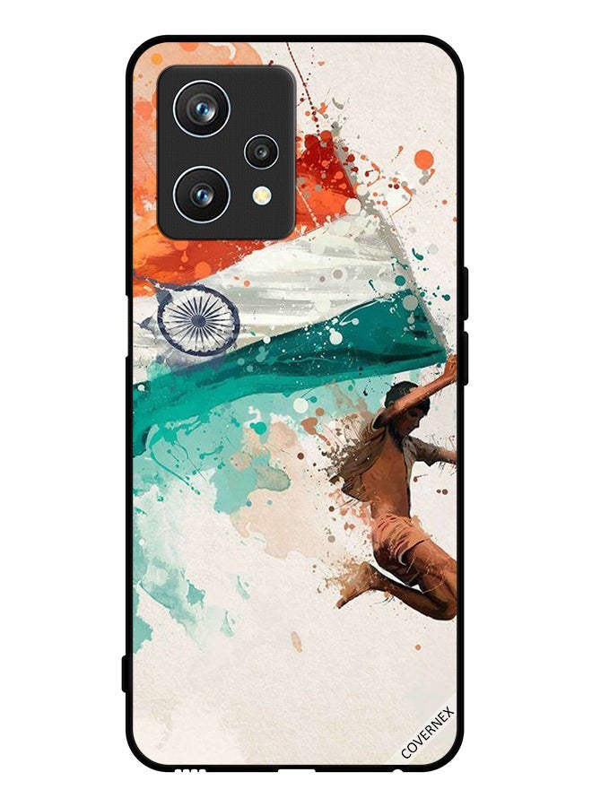 Covernex Protective Case Cover For Realme 9 Pro Holding India Flag While Flying - Image 1