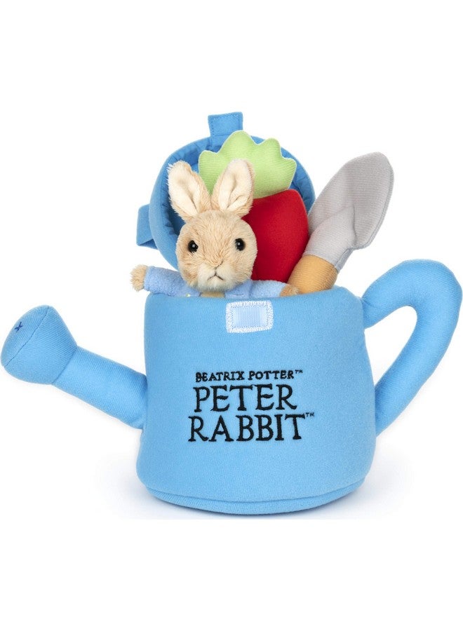 Gund Beatrix Potter Peter Rabbit Easter Basket Plush Playset, 5 Pieces, 6" - Image 4