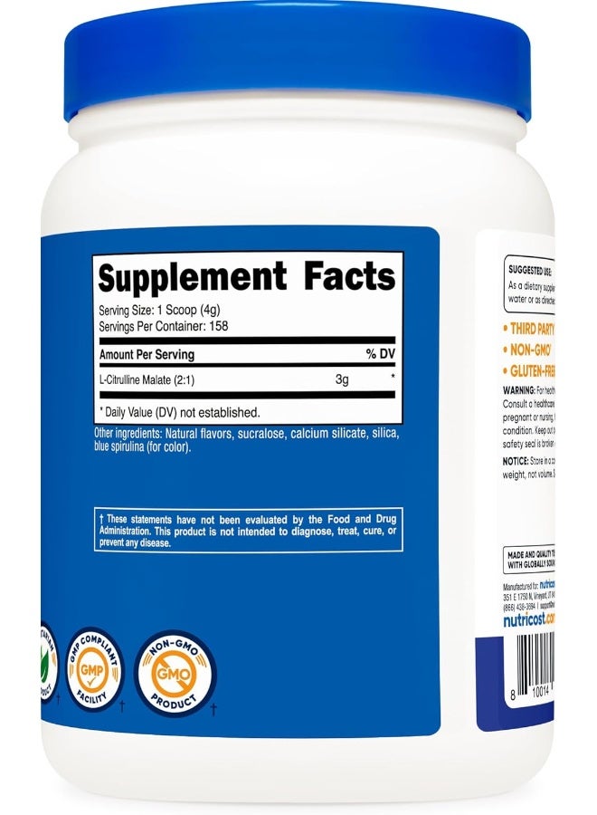 Nutricost مالات L-سيترولين 2:1 (600 جرام) (توت أزرق) - Image 5