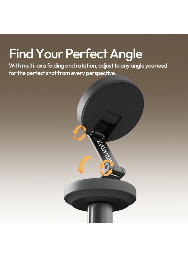 ULANZI Automatic Tripod for iPhone, MT85 Magnetic Phone Tripod, 60'' Extendable Selfie Stick with Remote for Vlogging/Live, Enhanced 4-Leg Phone Holder, Compatible with iPhone 17/16/15/14/13/12 - Image 3