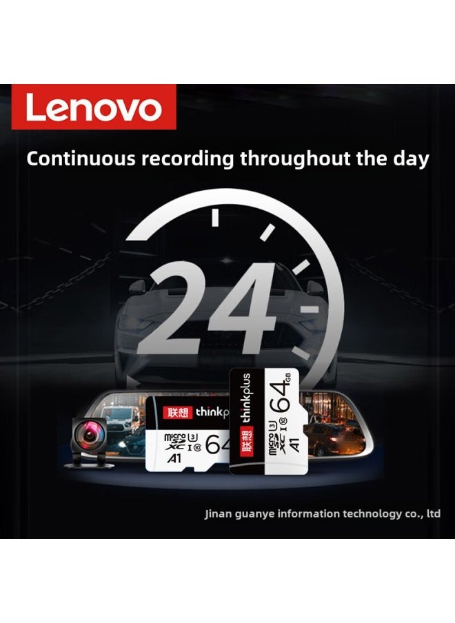 Generic - Genuine Goods Lenovo Memory Card TF Card Storage Card Mobile Phone For Tablet Driving Recorder Computer Universal Monitoring Tf-Color:White-Capacity:64GB - Image 1