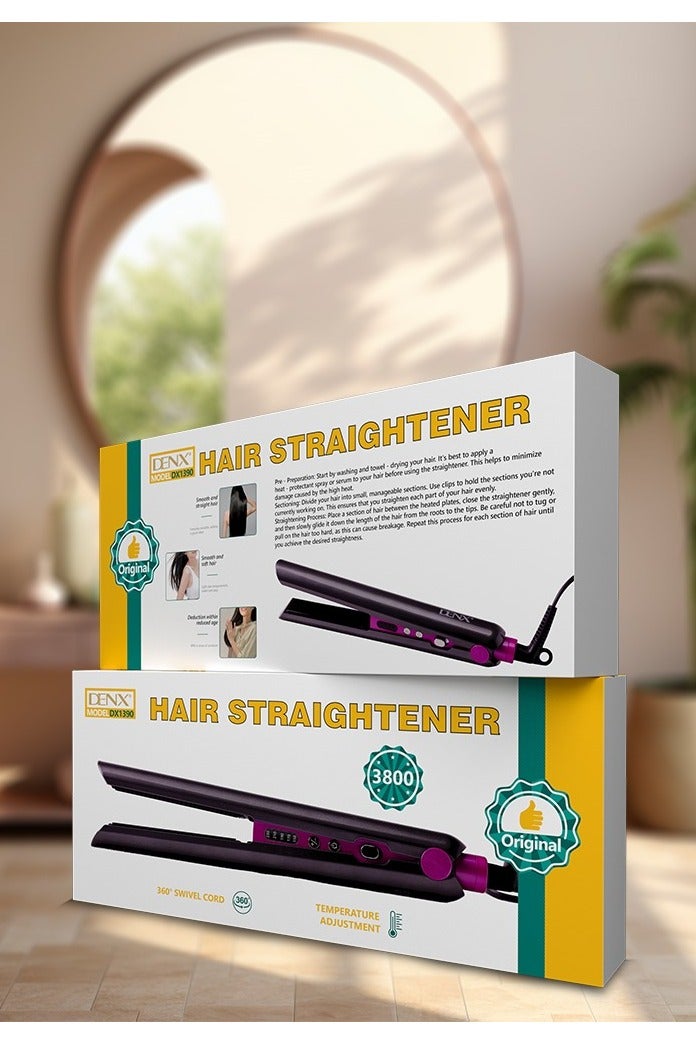 دينكس مكواة تمليس الشعر بيبيليس مع تسخين سريع وألواح مغطاة بالسيراميك والتورمالين - Image 3