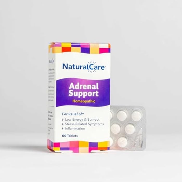 Natra-Bio NaturalCare Adrenal Support, Homeopathic Tablets, 60ct - Image 2