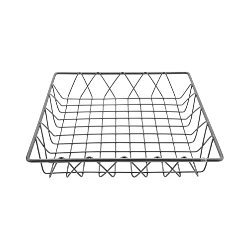 G.E.T. Enterprises G.E.T. Enterprises G.E.T. IR-911 12" Square Wire Basket, 2" Deep, IRON POWDER COATED - Image 2