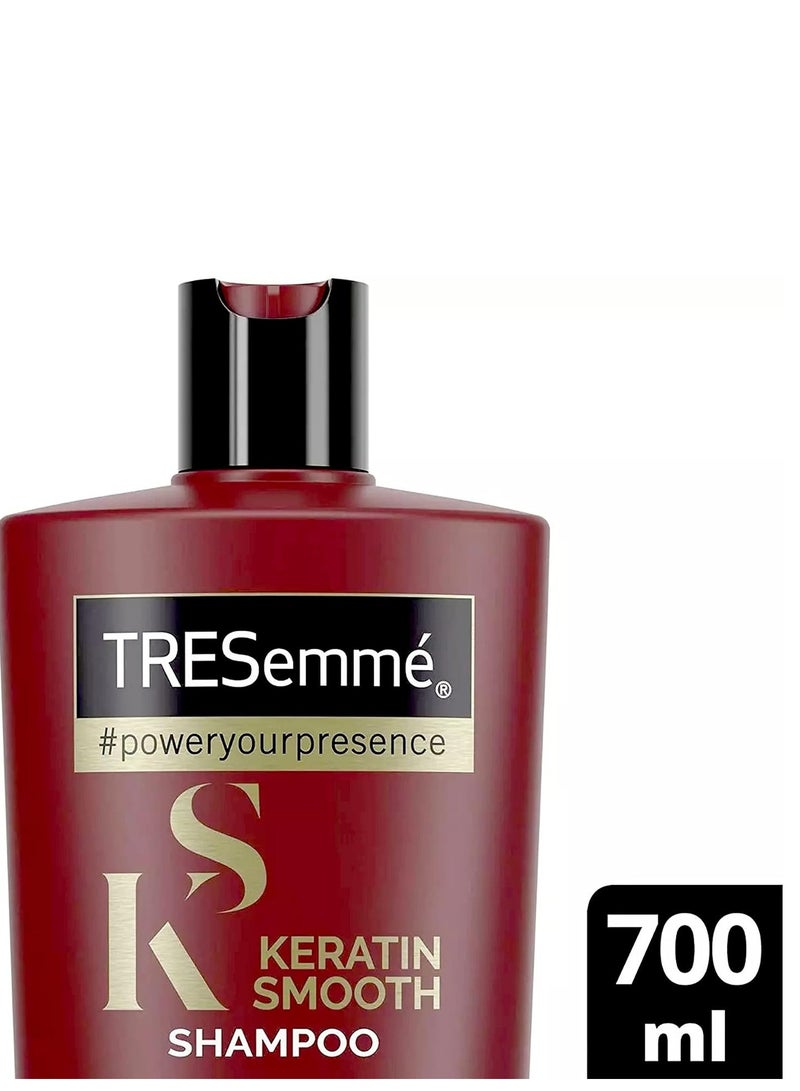 TRESemmé Tresemme Keratin Smooth Shampoo with Marula Oil, Pro Collection - 24 Fl Oz / 700 mL x 2 Pack - Image 2