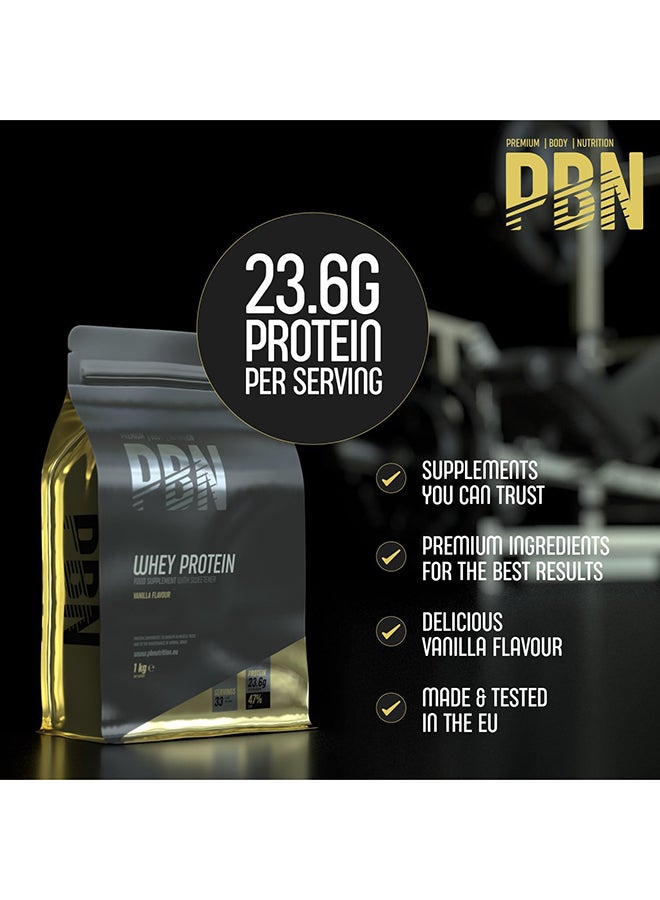 Premium Body Nutrition Whey Protein 1kg Vanilla, New Improved Flavour - Image 5