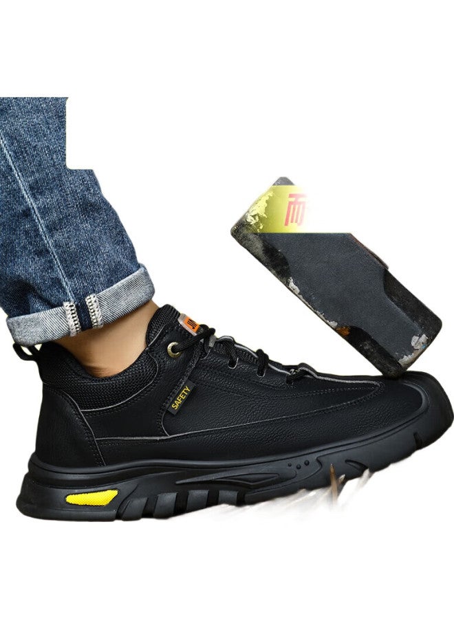 Jingtu Men'S Safety Work Shoes With Steel Toe Cap, Puncture-Resistant, Odor-Resistant, Slip-Resistant, And Wear-Resistant, Model 0253-J, Size 38 - Image 2