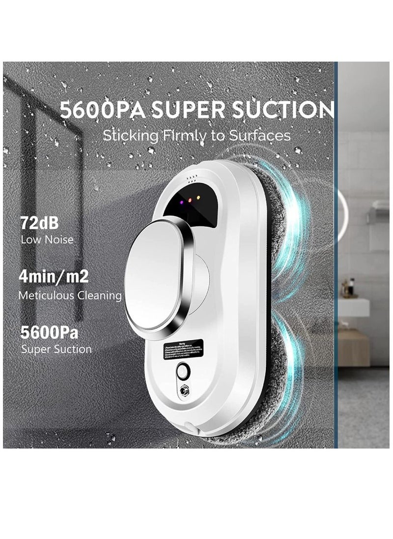 Generic - Window Cleaner Robot Smart Glass Cleaning Robotic with 5600Pa Strong Suction Remote Control Window Cleaning Robot for Windows Tiles Class Door - Image 1