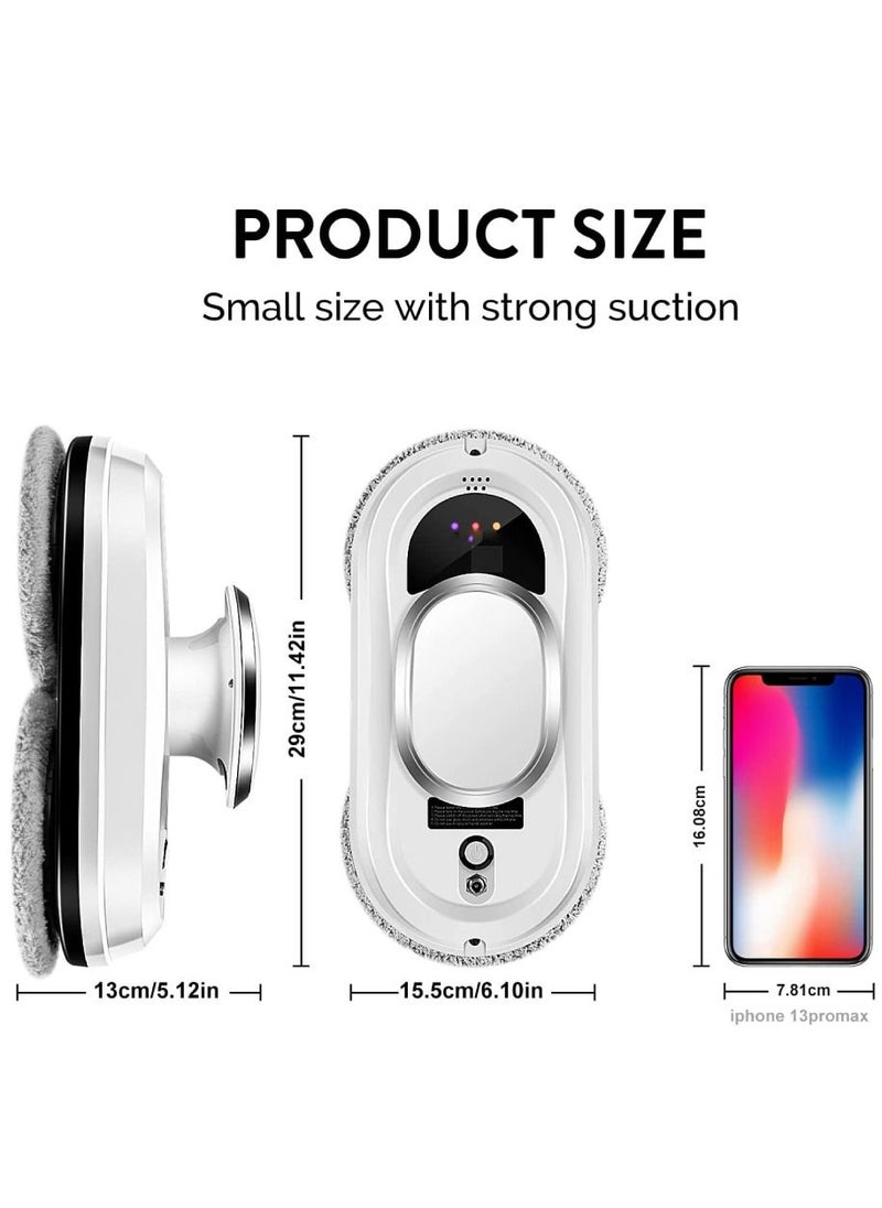 Generic - Window Cleaner Robot Smart Glass Cleaning Robotic with 5600Pa Strong Suction Remote Control Window Cleaning Robot for Windows Tiles Class Door - Image 1