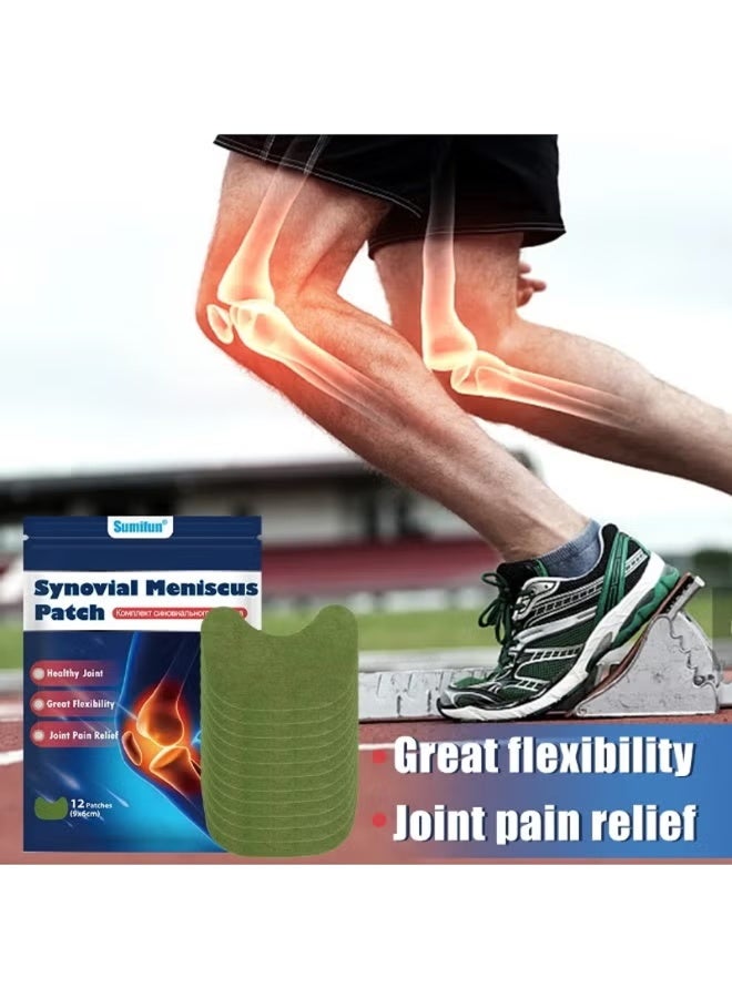 Sumifun Knee Joint Pain Relief Patch for Arthritis & Meniscus – Herbal Synovial Support Patch for Mobility, Flexibility, Daily Comfort - Image 4