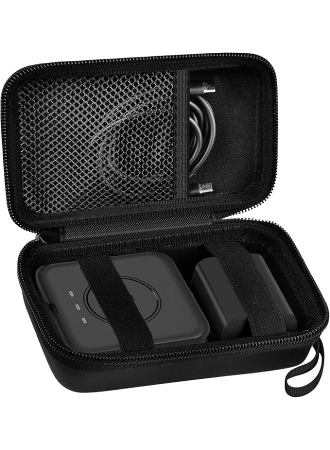 Travel Storage Case for 3-in-1 Foldable Wireless Charging Station, Hard Shell Protective Carrying Case with Pocket for Charging Pad, Cable & Adapter, Portable Organizer Box, Case Only - Image 1