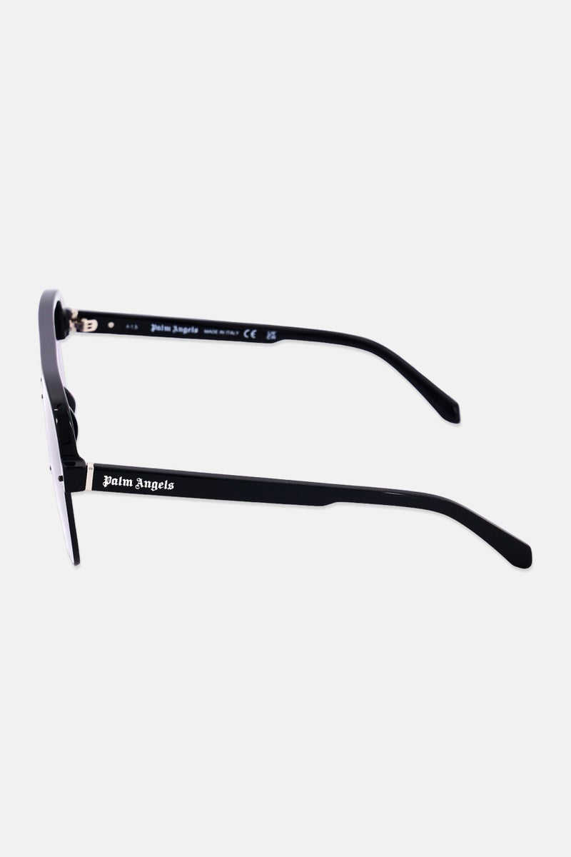 Palm Angels Men PERI10B UV Protection Aviator Sunglasses, Black - Image 4