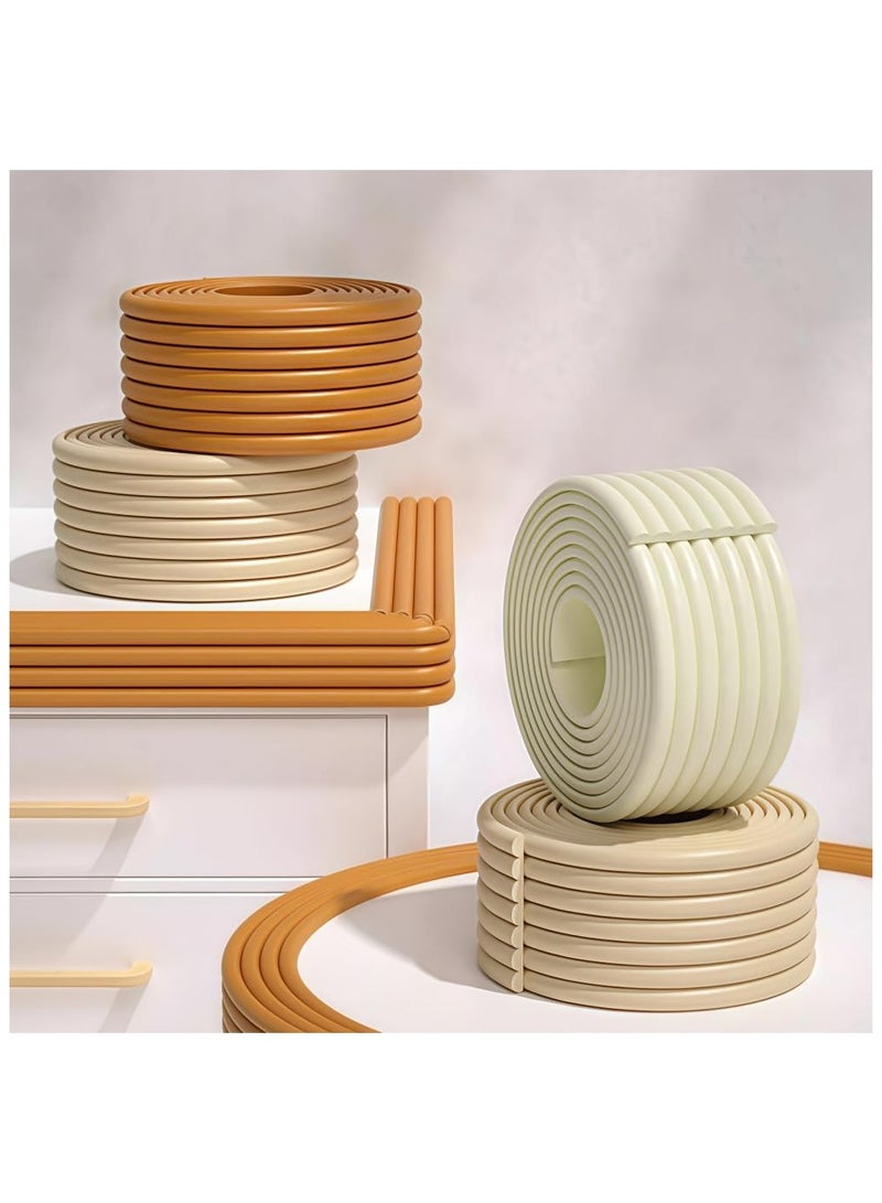 RATSAW 2M Safety Edge Corner Protector Baby Proofing Edge and Foam Corner Guard Protector Set Baby Foam Safety Strips Furniture Edge Safety Bumpers Soft Rubber Foam Edge Bumpers with Double-side Tape - Image 5
