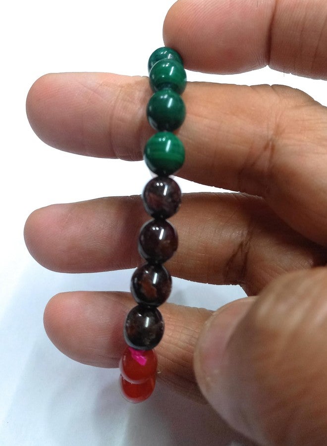 rocksmins Zodiac Sign Bracelet, Natural Crystal Stone, Reiki Healing Beads, Positive Energy Attraction, 8mm Stretchable Unisex Bracelet for Men, Women, Boys & Girls - Capricorn (Makar) - Image 4