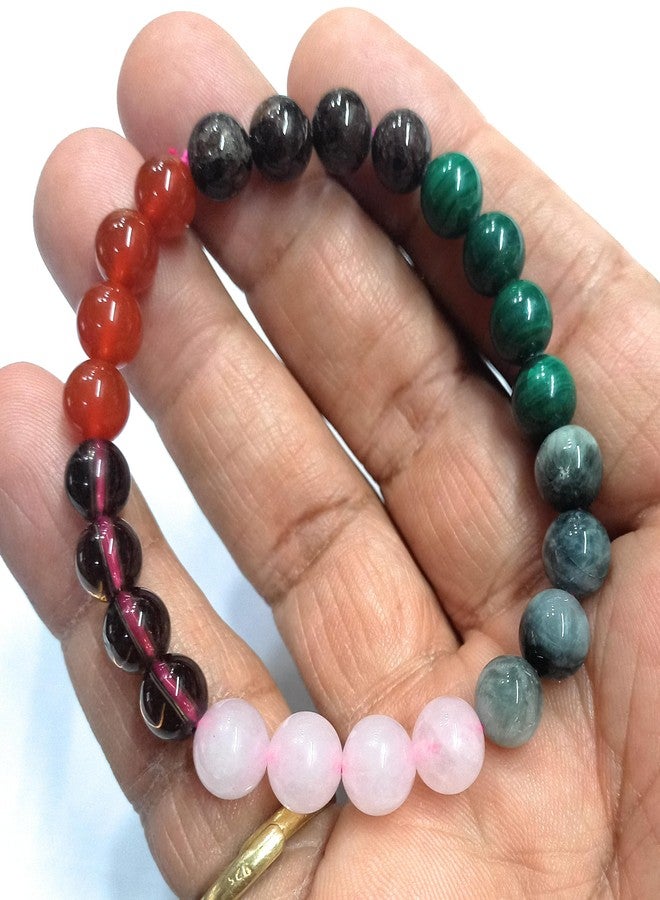 rocksmins Zodiac Sign Bracelet, Natural Crystal Stone, Reiki Healing Beads, Positive Energy Attraction, 8mm Stretchable Unisex Bracelet for Men, Women, Boys & Girls - Capricorn (Makar) - Image 3