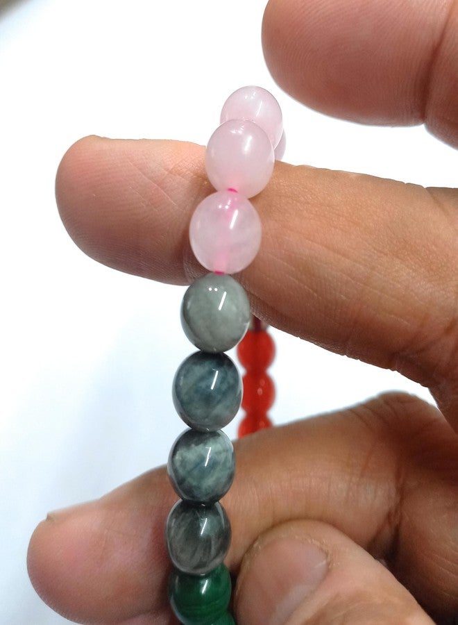 rocksmins Zodiac Sign Bracelet, Natural Crystal Stone, Reiki Healing Beads, Positive Energy Attraction, 8mm Stretchable Unisex Bracelet for Men, Women, Boys & Girls - Capricorn (Makar) - Image 5