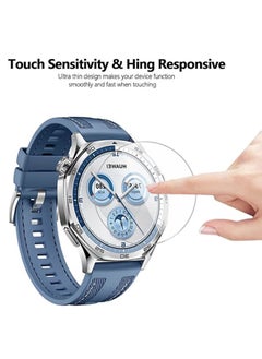 X-level 2 Pcs Huawei Watch GT 5 46MM Screen Protector, HD Premium Real Screen Protector Dustproof Anti-Scratch Bubble Free Tempered Glass Protection Film Smartwatch Accessories  - Image 4
