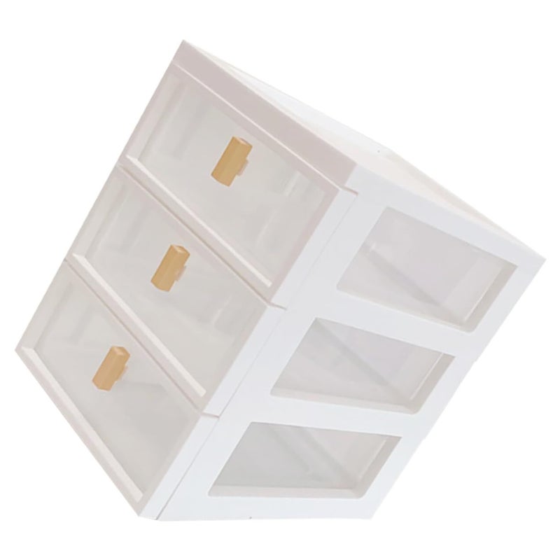 Plastic Desktop Drawer Organizer Storage Box For Home Office Accessories Sturdy Design - Image 2