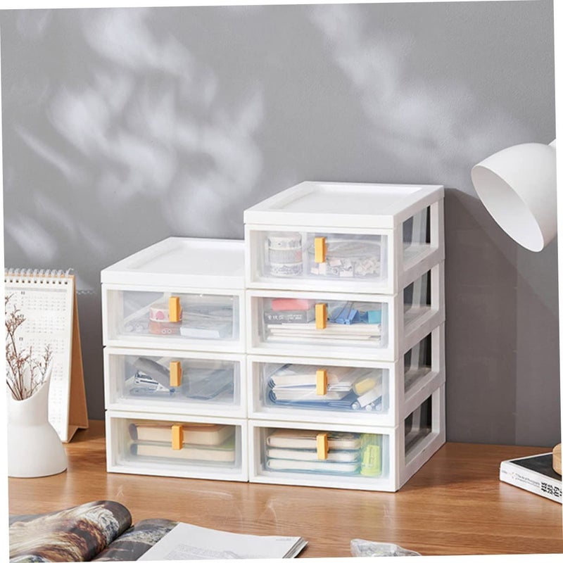 Plastic Desktop Drawer Organizer Storage Box For Home Office Accessories Sturdy Design - Image 5