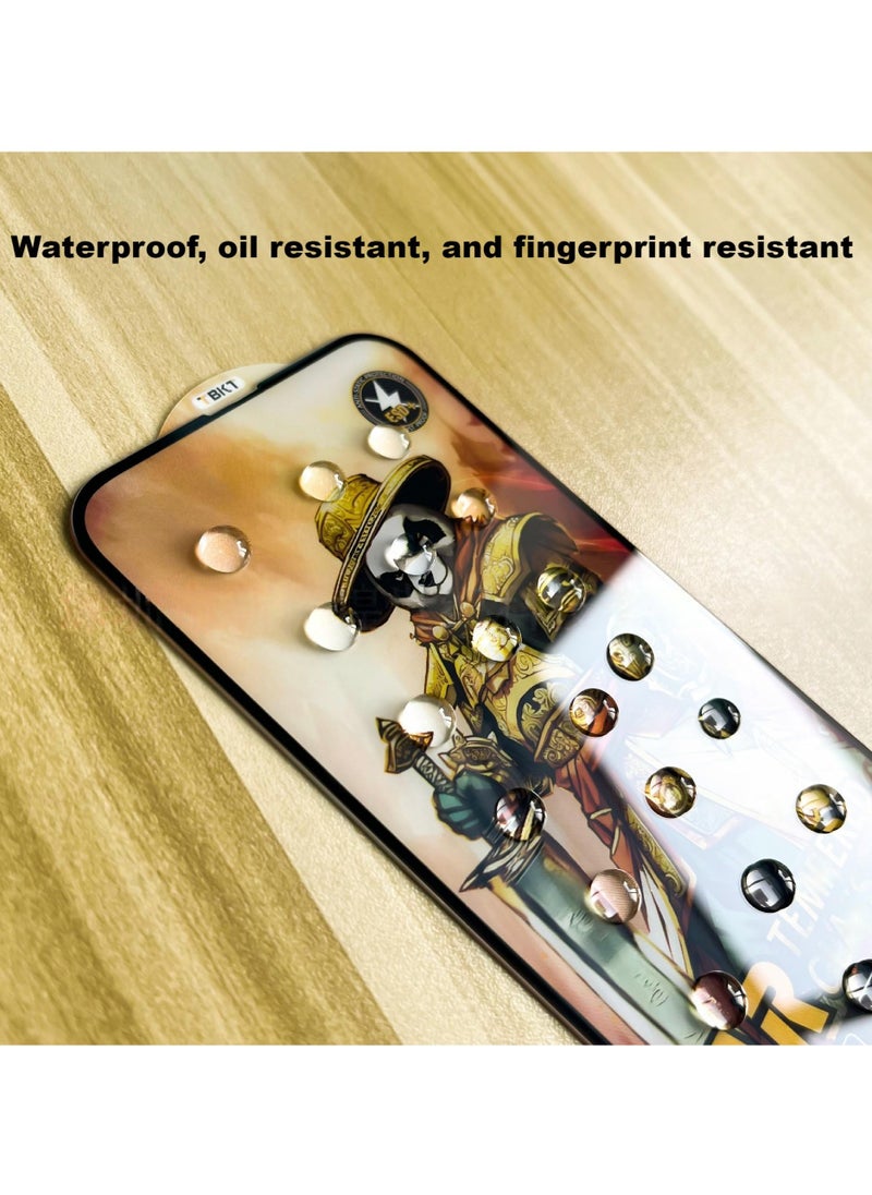 Generic - [2+2 Pack] Tempered Glass Screen Protector For Apple iPhone 16 Pro Max, 2Pcs Tempered Glass Screen Protector and 2Pcs Camera Lens Protector Set, Easy Installation with Alignment Frame,  HD, Bubble Free, Anti-Drop and Anti-scratch, Anti-Fingerprint, tempered glass screen protector 9H hardness anti fingerprint scratch resistance high-quality full glue edge to edge anti shatter glass for iPhone 16 Pro Max - Image 1