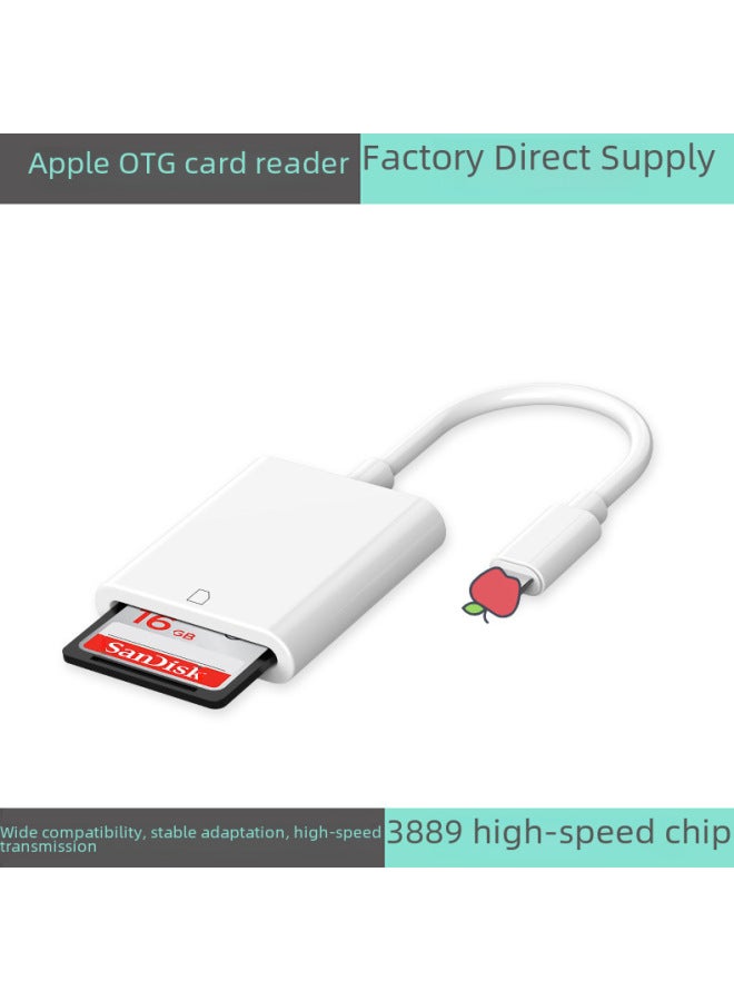 Otg Adapter Cable Sd Card Micro Multi-function Camera Ipad High-speed Transmission Conversion Reader-Color:Three-wire Six-in-one Tf+sd+3usb+charging - Image 2