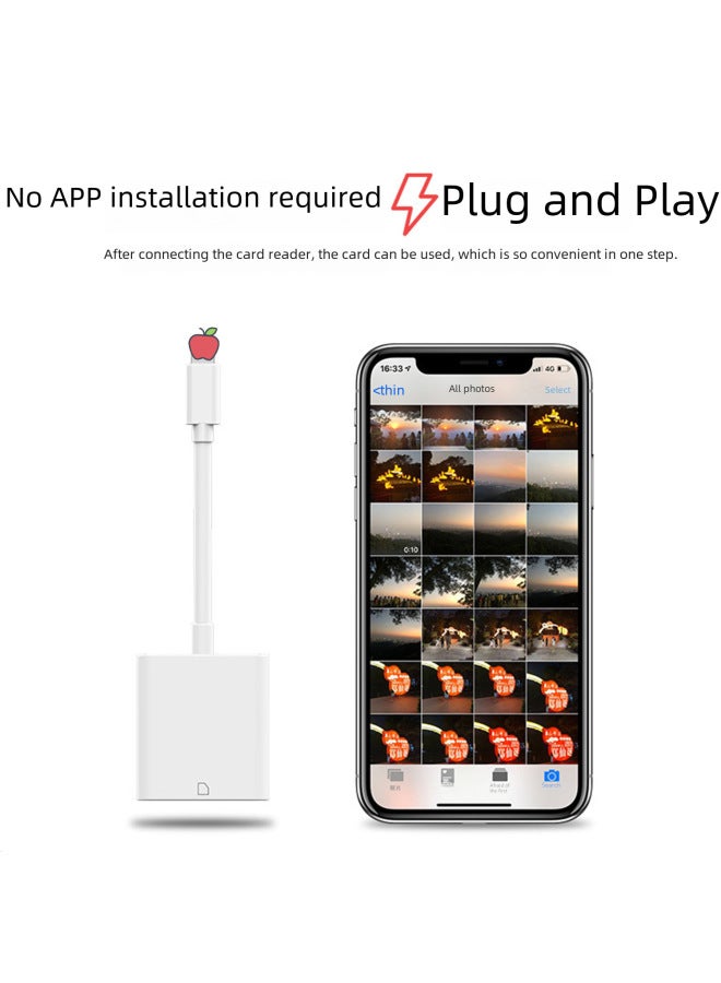 Otg Adapter Cable Sd Card Micro Multi-function Camera Ipad High-speed Transmission Conversion Reader-Color:Three-wire Six-in-one Tf+sd+3usb+charging - Image 5