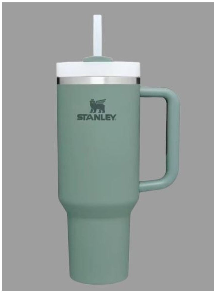 Stanley - Stanley Quencher 2.0 Stainless Steel Vacuum Insulated Tumbler with Lid and Straw – Rose Quartz, 40oz/1180ml – Keeps Drinks Hot for 8 Hours, Cold for 12 Hours – Leakproof, Durable – Perfect for Water, Iced Tea, Coffee, Smoothies & More - Image 1