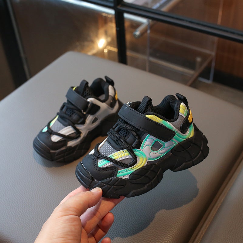 Children'S Lightweight Non-Slip Sports Shoes 2025 Spring And Autum New Girls' Dad Shoes Korean Style Boys' Casual Shoes - Image 5